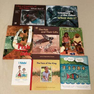 MMF020 Eight Children’s Hawaiian Hardcover Books 