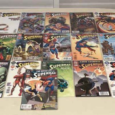 MMF067 Twenty-Two DC Superman Comic Books