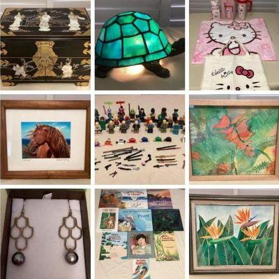 MARVELOUS MILILANI FINDS CTBids Online Auction • Bidding Ends 08/01/24 • Pickup 08/03/24
Such marvelous finds! This estate auction...