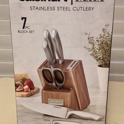 MMF131 Cuisinart Classic 7 Piece Stainless Steel Cutlery Set New