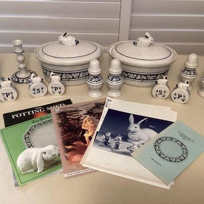 MMF128 Dedham Pottery Reproduction By The Potting Shed Casserole Dishes & More!
