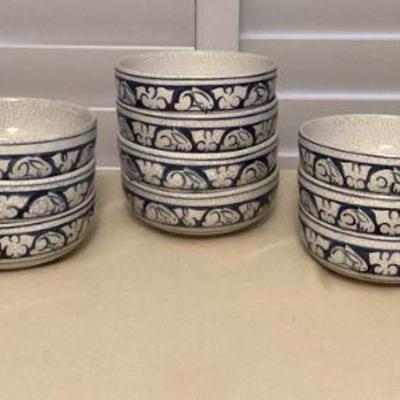 MMF119 Dedham Pottery Reproduction By The Potting Shed Bowls