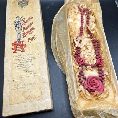 Antique Duchess Rose Necklace
