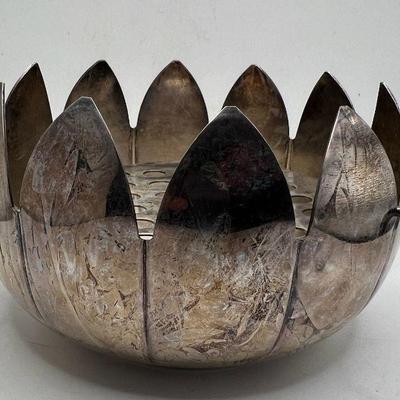 Vintage Silver or Silverplate Flower Frog
