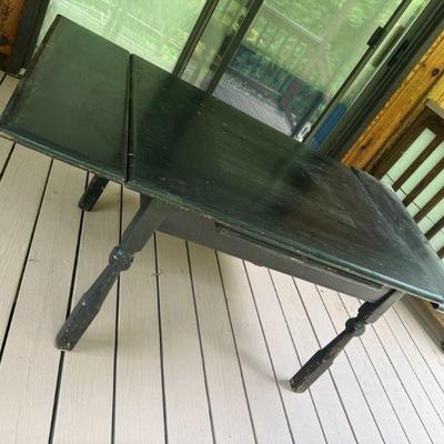 Wooden Butterfly Wing Table
