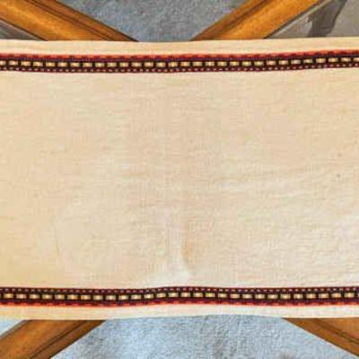 Beautifully Colored Embroidered Table Runner
