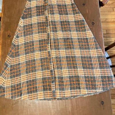 Beverly Paige 100% Wool Skirt & Belt
