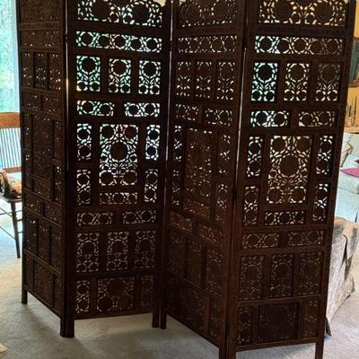 Wooden Room Divider
