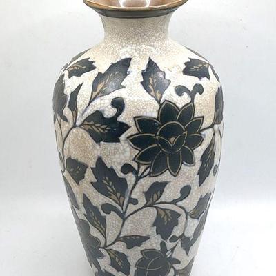 8” Chinese Song Style Sgraffito Vase
