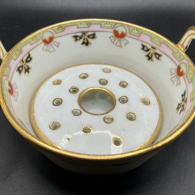 Hand Painted Nippon Porcelain Potpourri

