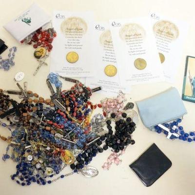 1247	GROUP OF ASSORTED ROSARIES
