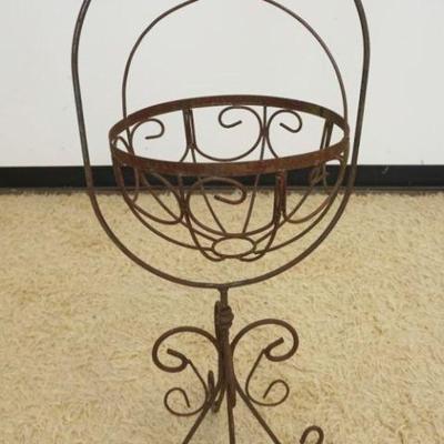 1228	WIRE HANGING BASKET PLANTER, APPROXIMATELY 14 IN X 42 IN
