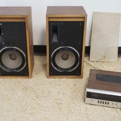 1271	ALTEC LANSING 892A MADERA STEREO SPEAKERS & SHERWOOD S 7210 S/S STEREO RECEIVER, RECEIVER HAS TOGGLE SWITCH MOD TO REAR
