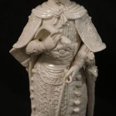 1022	PORCELAIN FIGURE OF ASIAN MAN, APPROXIMATELY 14 IN HIGH
