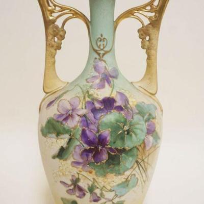 1010	RSTK TEPLITZ VASE, APPROXIMATELY 11 IN HIGH
