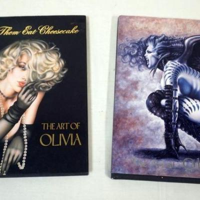 1156	2 BOOKS, THE ART OF OLIVIA
