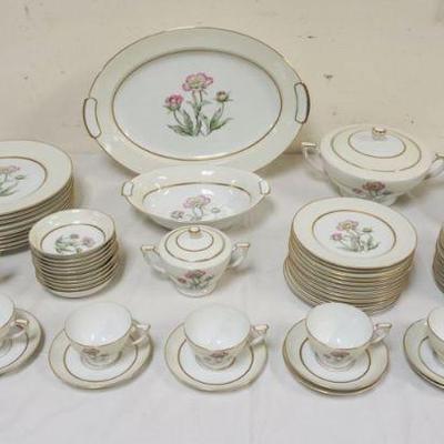 1014	MIKADO CHINA *HARMONY* DINNERWARE SET, 75 PIECES, 9-10 3/4 IN PLATES, 11-7 3/4 IN PLATES, 12-6 1/2 IN PLATES, 10-7 1/2 IN BOWLS,...