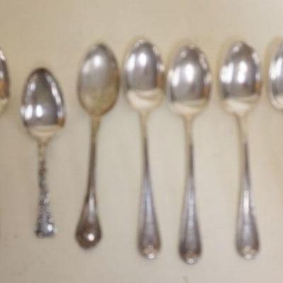 1097	STERLING SILVER ASSORTED FLATWARE, 8.6 OZT
