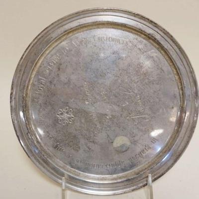 1100	STERLING SILVER TIFFANY PRESENTATION DISH, 8.99 OZT
