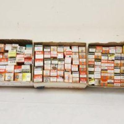 1273	LOT OF ASSORTED VINTAGE VACUUM TUBES

