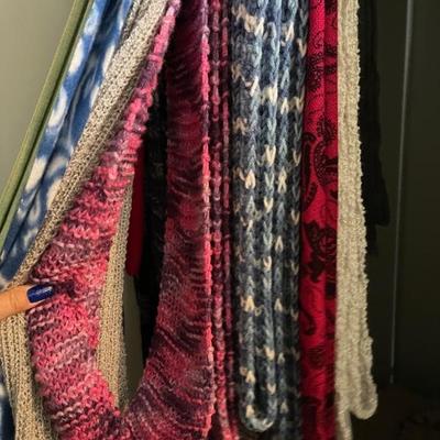scarves all handmade