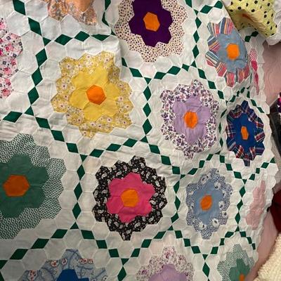 unfinished quilt