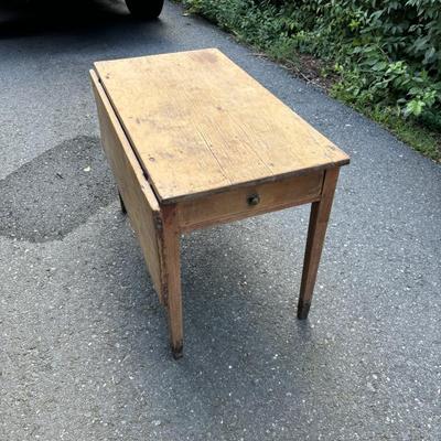 Early, original pine table 
$125
