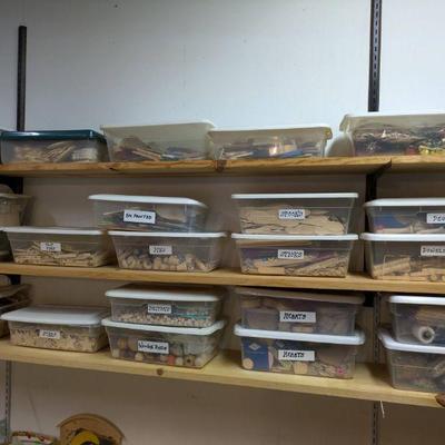 Wooden shapes for crafts