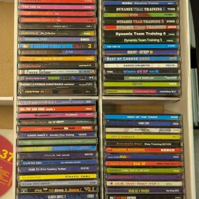 Fitness CDs lot