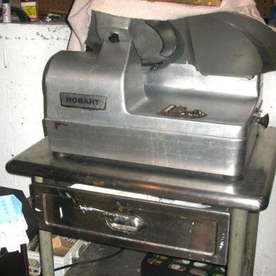 Hobart commercial meat slicer