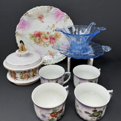 Porcelain & Glassware Collection: Bavarian, Depression Glass & More	