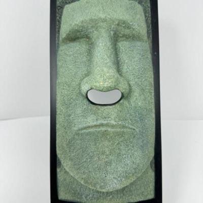 Vintage Moai Tiki Easter Island Tissue Dispenser By Rotary Hero Inc.	