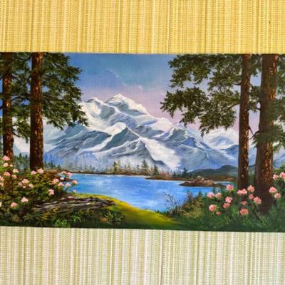 Original Painting On Canvas By E. Almer	