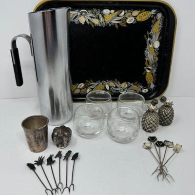 Vintage Sterling Silver Barware Collection (67.73g)	