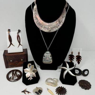 Exotic Jewelry Collection: Tiki, Tribal, Tortoiseshell, & Vintage Treasures	