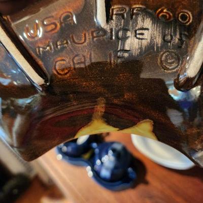 Vintage 1960s Maurice California Pottery Ashtray