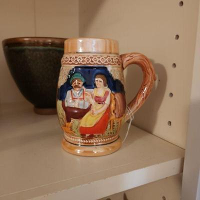 German Style Enesco Beer Stein Wiesbaum Haus 