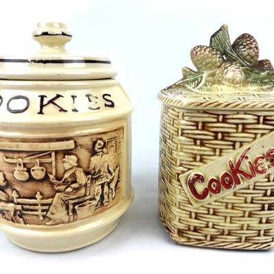 #15 • McCoy Pottery Frontier Family & Pinecone Basket Cookie Jars
WWW.LUX.BID