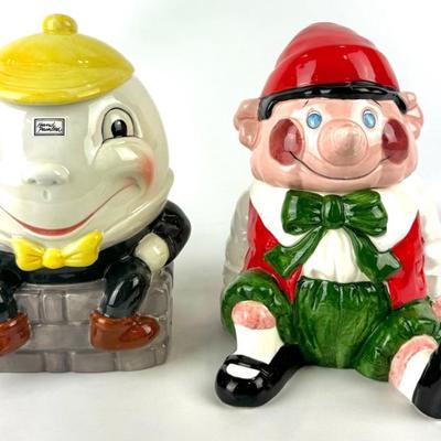 #139 • Ceramic Humpty Dumpty and Pinocchio Cookie Jars
WWW.LUX.BID