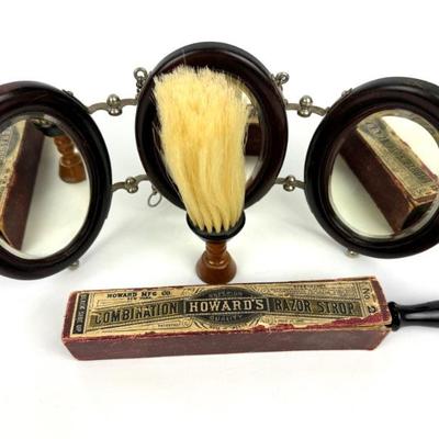 #209 • Collection of Vintage Barber / Shaving Items - 3 Pieces
WWW.LUX.BID