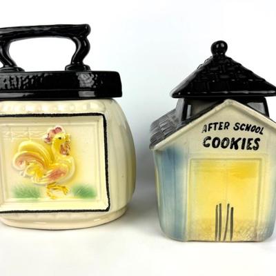 #165 • American Bisque Sad Iron Rooster & After School Cookie Jars
WWW.LUX.BID