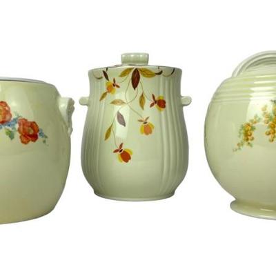 #267 • Three 1930-40's Hall Cookie Jars
WWW.LUX.BID