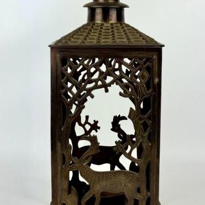 #241 • Vintage Brass Lantern with Deer Design
WWW.LUX.BID