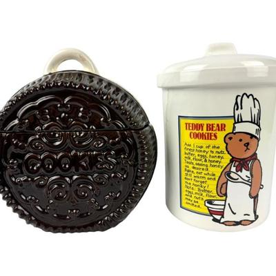 #294 • Chocolate Sandwich Cookie & Teddy Bear Recipe Cookie Jars
WWW.LUX.BID