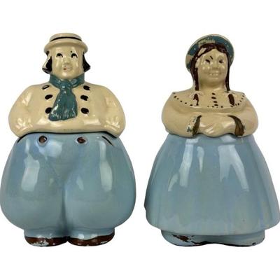 #288 • Shawnee Pottery Dutch Boy & Dutch Girl Cookie Jars
WWW.LUX.BID