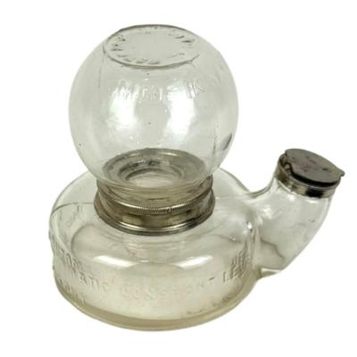 #233 • Antique Glass Inkwell/ Dispenser- Made in Saxony
WWW.LUX.BID