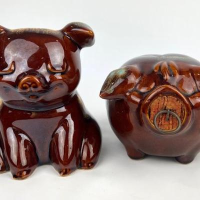 #187 • Hull Pottery Piggy Banks - 2 Pieces
WWW.LUX.BID