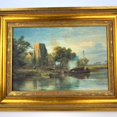 #332 • H.A. Denunzio Oil Replica Landscape Framed Print
WWW.LUX.BID
