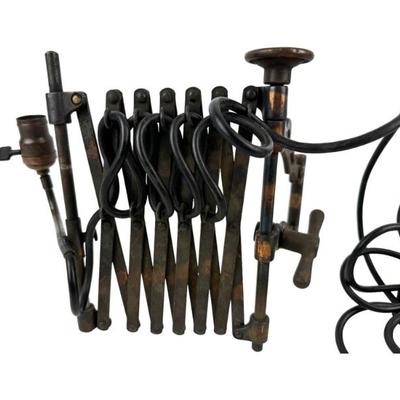 #312 • 1900's Industrial Scissor Swing Arm Light Fixture
WWW.LUX.BID