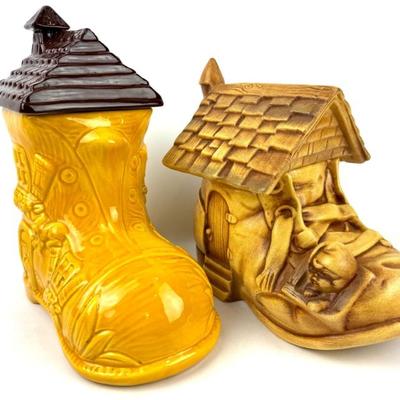 #129 • Two Old Woman in Shoe Cookie Jars
WWW.LUX.BID